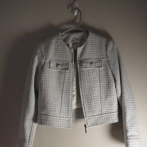 PARIS ATELIER & Other Stories , US 0, white and light blue .